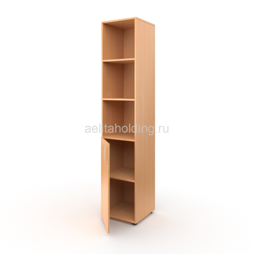 Стеллаж узкий для документов полуоткрытый